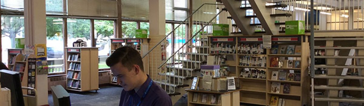 Ben Kelly<br>Library Assistant Apprentice<br>Crosby Library